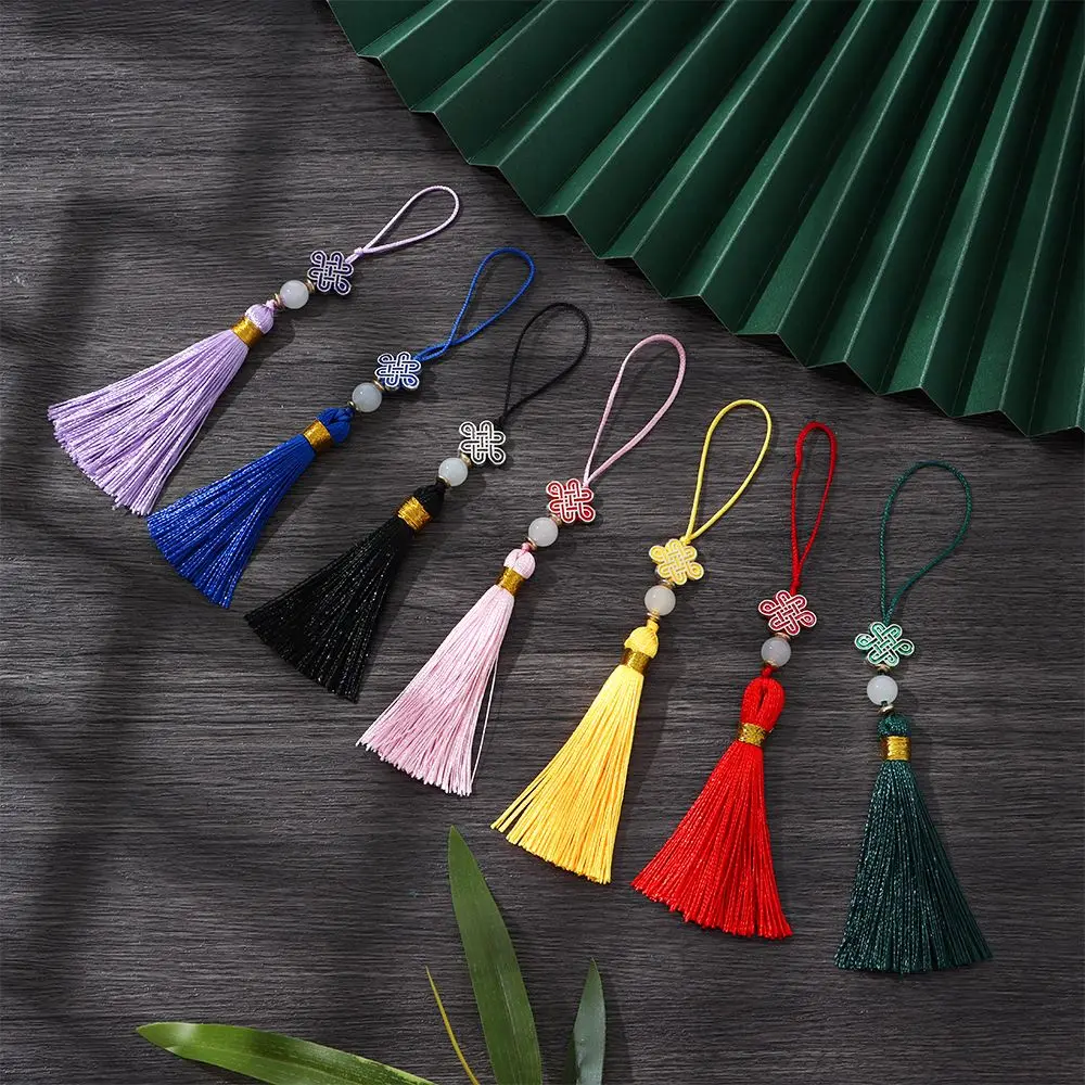 14 cm Chinese knot Tassel Phone case Pendant Clothing Accessories Chinese style Element Accessories