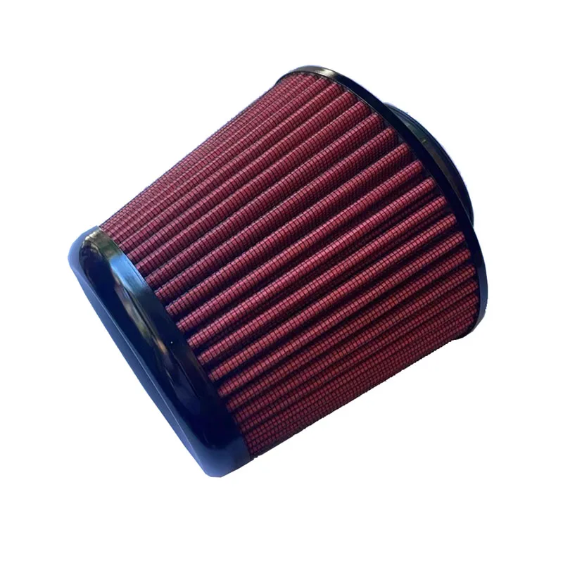 60mm 70mm 76MM High Flow Cold Cone Air Intake Filter 3inch Universal for Racing Sport Car Engine Air Intake Pipes Washable