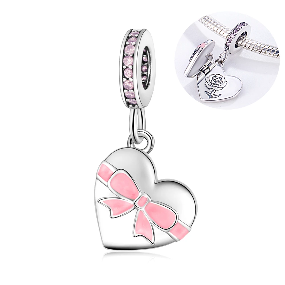 Pan Charms Original Love Gift Dangle Charm Bracelet Pendant Jewelry Valentine's Day Gift
