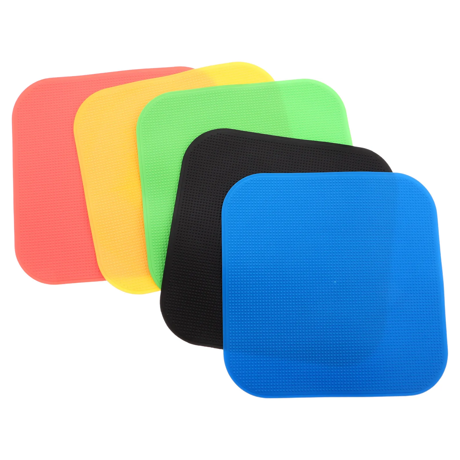 

5PCS Square Training Discs 23cm Flat TPE Markers Football Training Equipment For Kids Kids Soccer Mats Gym Equipment Accessories