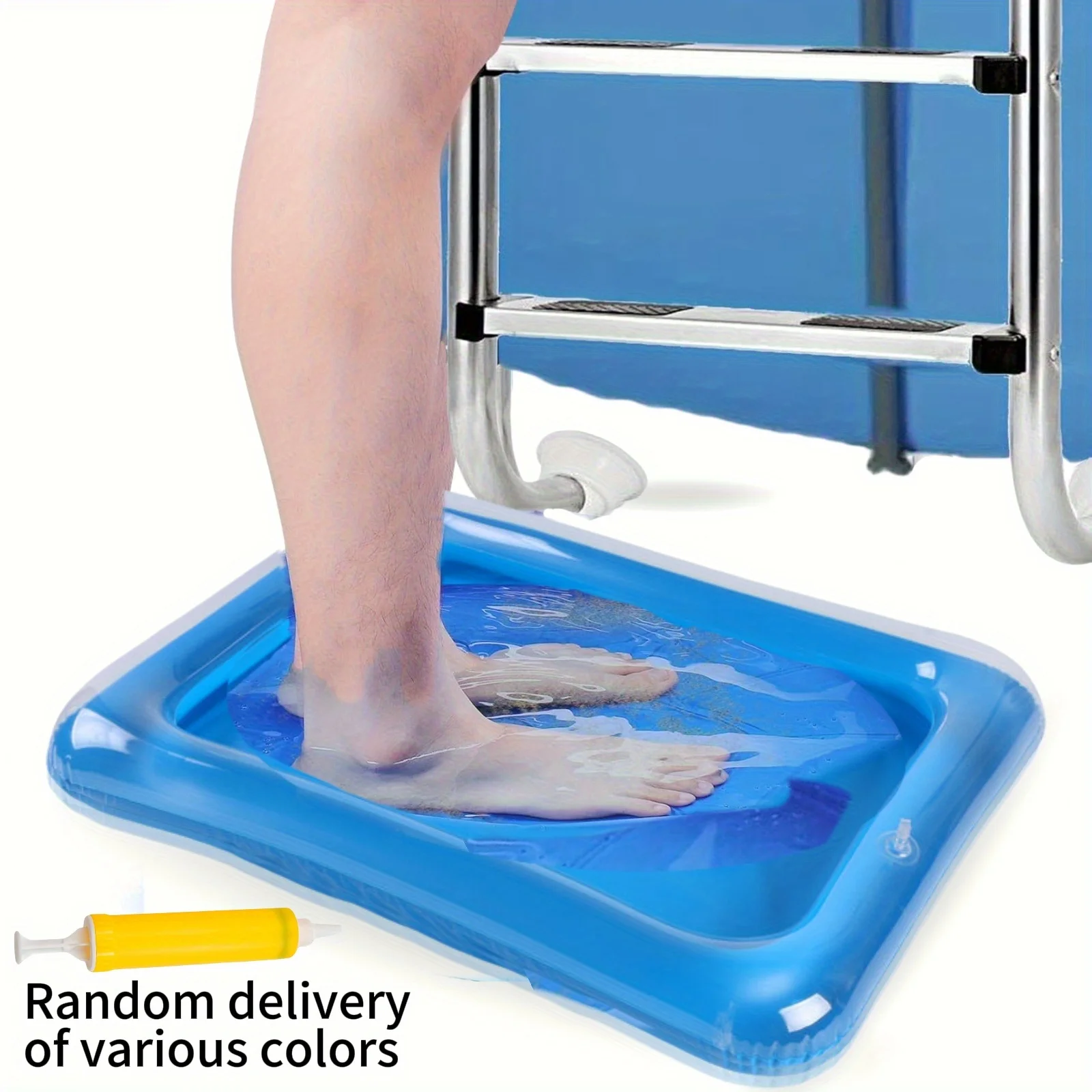 Bañera Plegable Portátil para Limpieza, Tina Multiusos Ligera, Bañera Plegable para Remojar los Pies, para Mantenimiento de Piscinas, Hogar y Exteriores