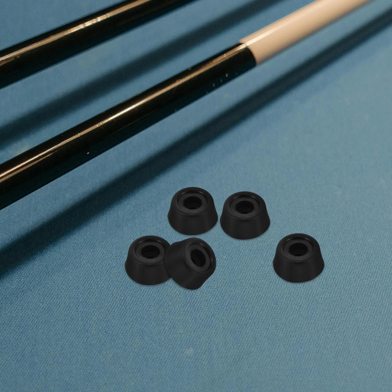 

10Pcs Pool Cue Tip Cover Rubber Protector Cap Billiard Cue Bottom Guard Universal Fit Non-Slip End Sleeve for Storage