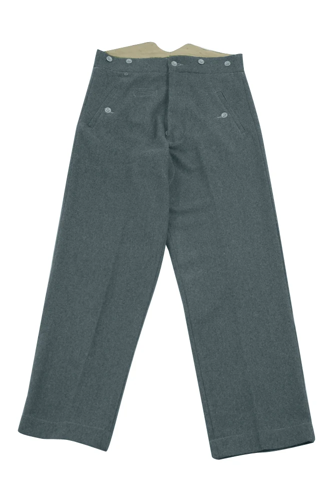 GUWN-006 WWII German Elite M40 Italian Field Wool trousers blue green grey