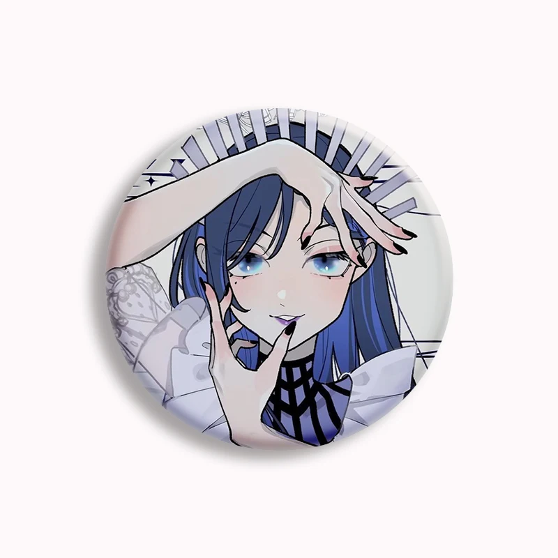 Ado Kyogen X Uta Soft Button Pin I Love Ado Vintage Anime Brooch Badge Bag Decor Accessories Fans Collect Friends Gifts