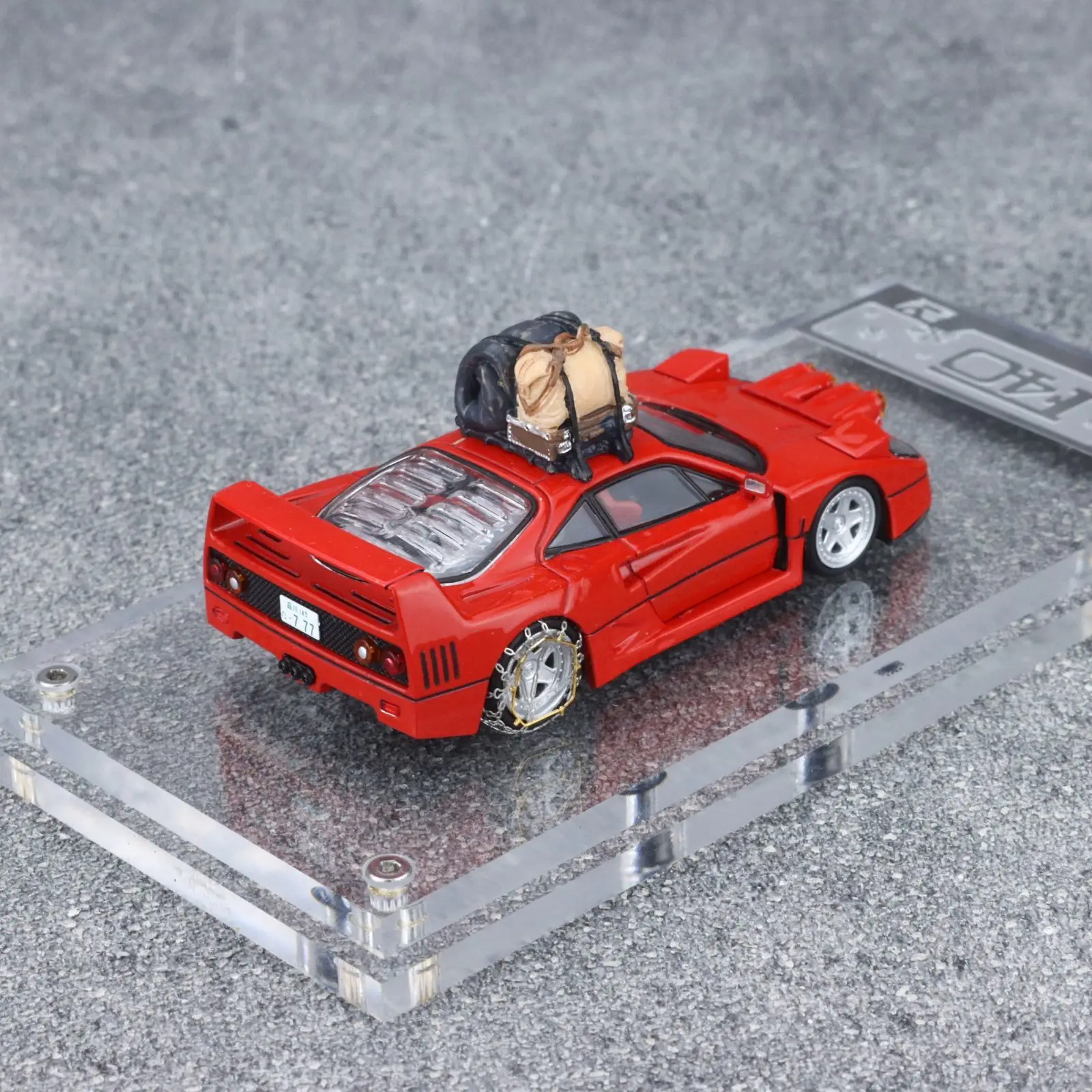 Diecast 1/64 Scale Findclassically Model Car Ferrari F40 Alloy Car Model Ferrari F40 Play Vehicles Toys for Boys Original Box