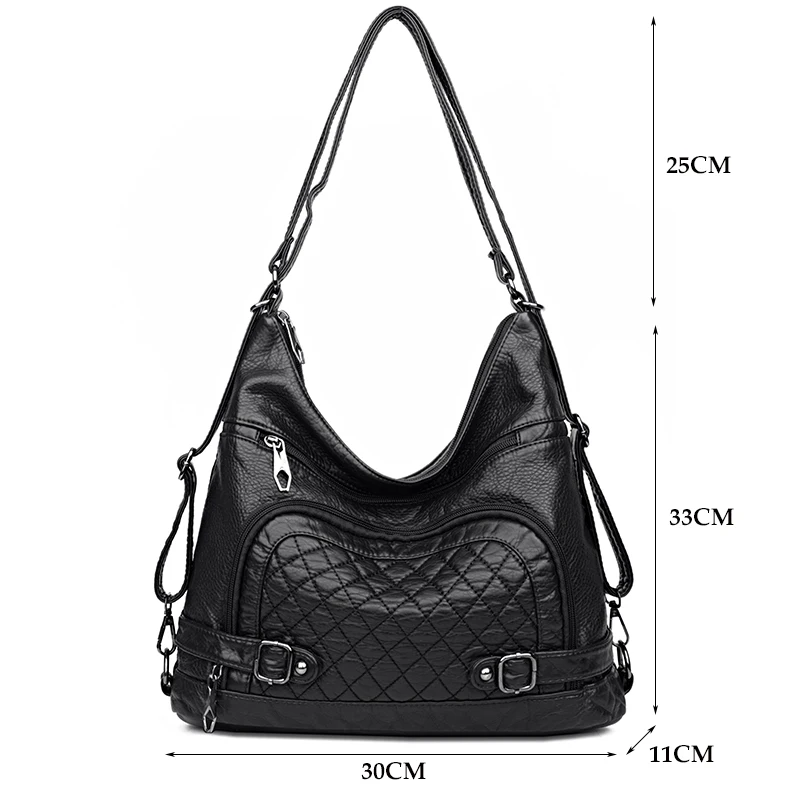 Luxury Designer Tote Large Handbag for Women Fashion Ladies Top-handle Bags Soft Leather Shoulder Bag Wallet Female Sac A Main