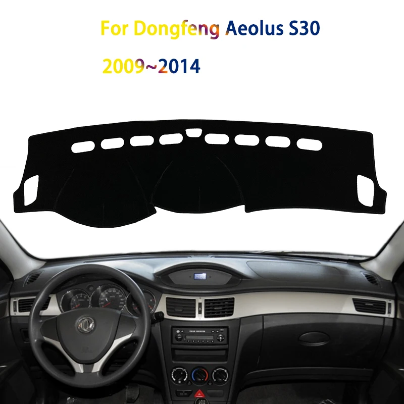 

Dashboard Cover Avoid Light Pad Instrument Platform Mat For Dongfeng Aeolus S30 2009~2014 Interior Mouldings Carpet Accessorie