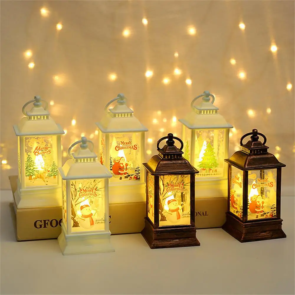 

Christmas Santa Lantern Lights Christmas Decor For Home Xmas Tree Navidad 2024 Christmas Ornament New Year Night Lights Gifts