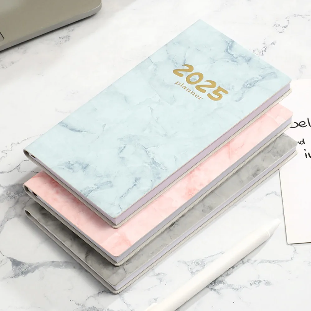Writing Book Multifunction 2025 Schedule Notepad 365-Day Square Daily Planner Portable A6 English Schedule Book Student