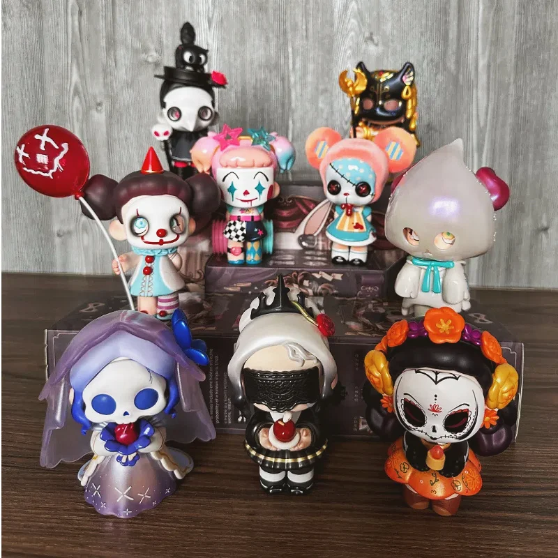 Kasa Blind Box I'M Not A Villain-serie Gepersonaliseerde zwarte mysterieuze pop Verzamelbare desktop Decoratief ornament Vakantiegifs