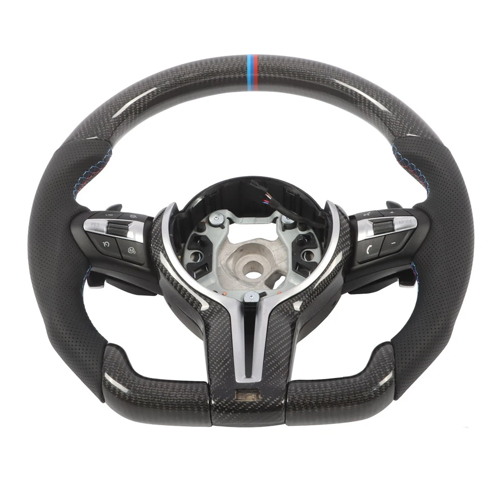 جديد جودة سيارة ألياف الكربون عجلة القيادة دائم لسيارات BMW F30 F32 F20 F87 F80 F82 F21 F22 M2 M3 M4 M5 عجلة توجيه سيارة