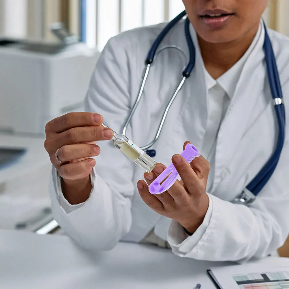 

6Pcs Plastic Ampule Opener Vial Decapper Groove Design Portable Medical Tool for Nurses and Hospitals Vial Opener