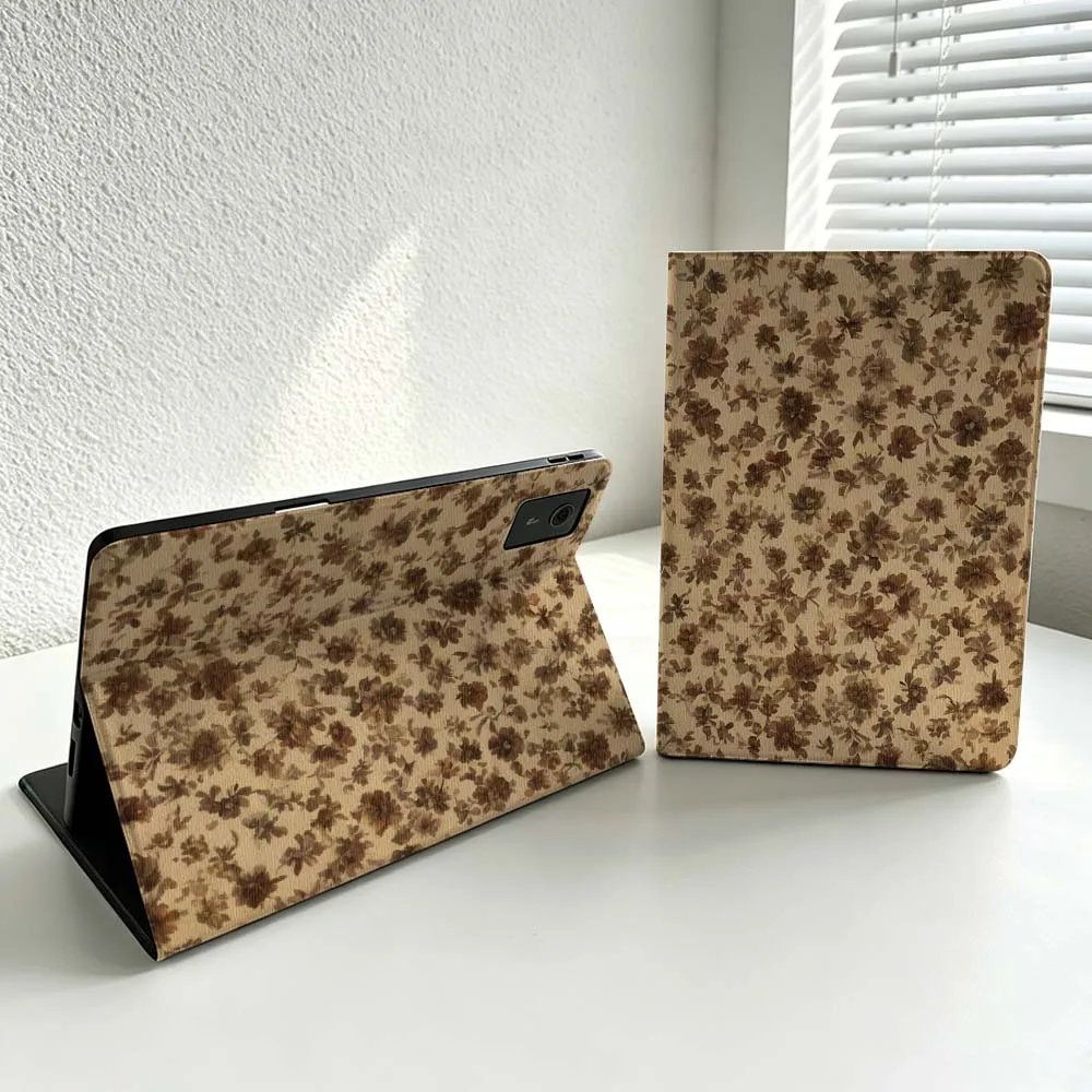 Creative Retro Floral Pattern For Lenovo Xiaoxin Lenovo Tab Pad Pro Plus K11 P12 M10 Legion Y900 Soft Inch Tablet Case Cover