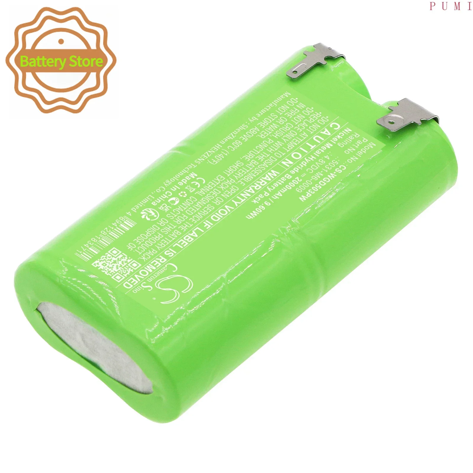 CS Replacement Battery for Wolf Garten 7085916,Accu 80 PN:5031-M6-0009 2000mAh / 9.6Wh