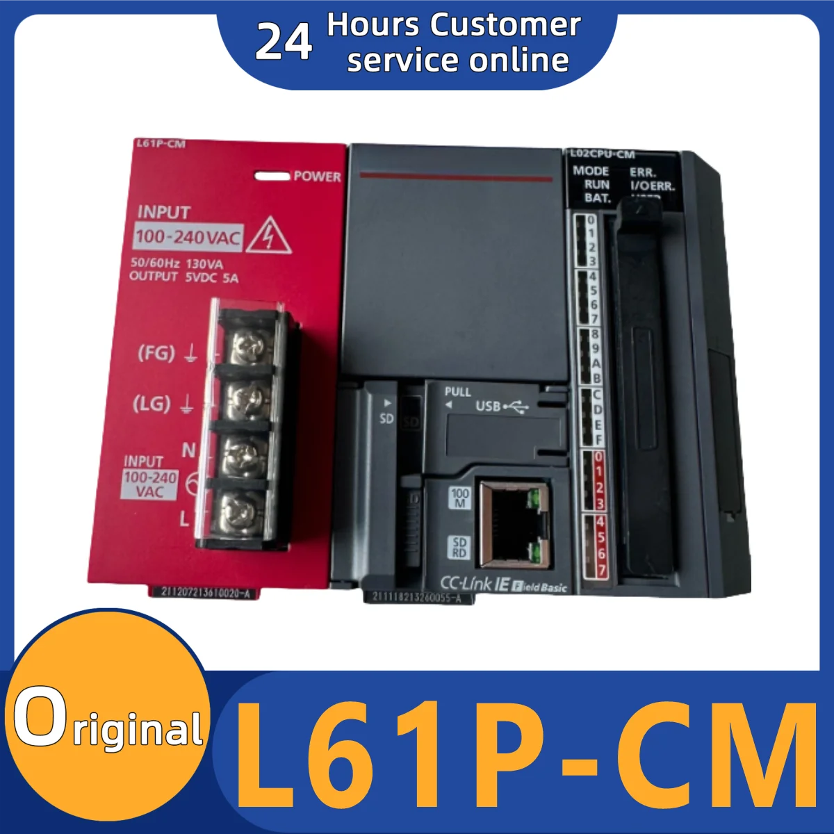 

Новый оригинальный модуль Φ L61P-CM L6ADP-R2-CM L06CPU-CM LJ61BT11-CM