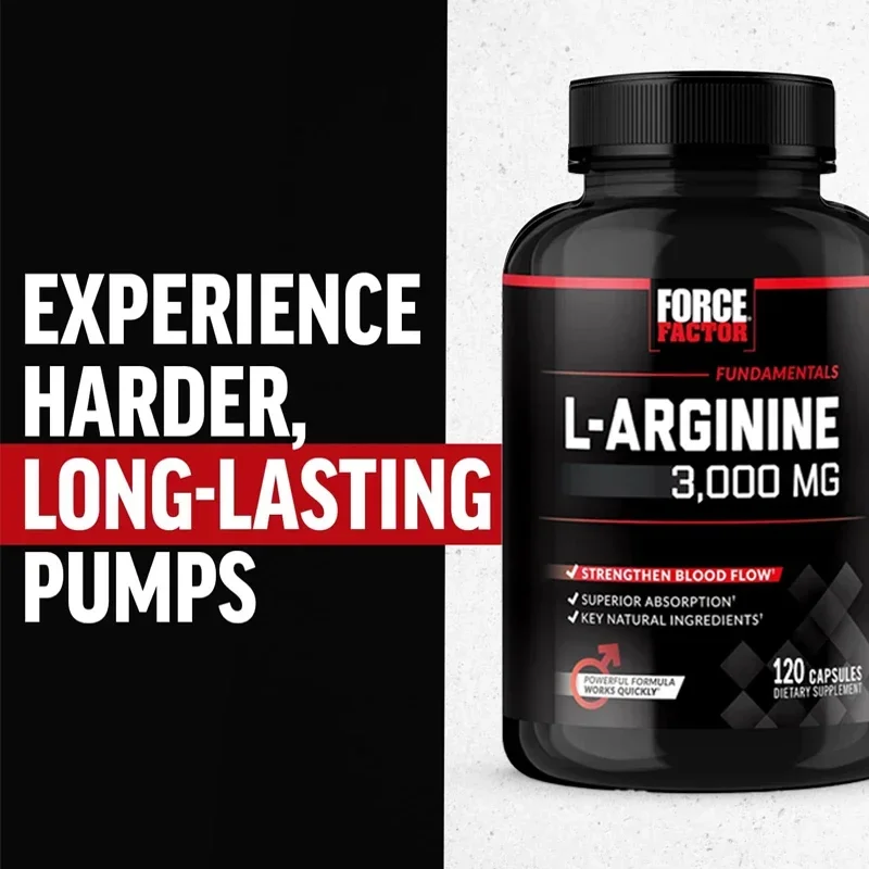 

L-Arginine 3000MG - Enhancers Increase Muscle Strength, Promote Blood Circulation, Pumps, Energy and Endurance