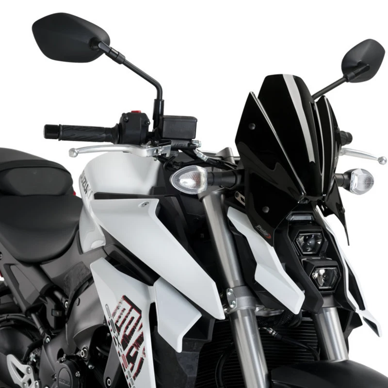 لسوزوكي GSX-S950 21-22 GSXS1000 2021-2022 دراجة نارية الملحقات التحديثية عالية العفن الزجاج الأمامي الأسود الرياح منحرف الشمس قناع #3