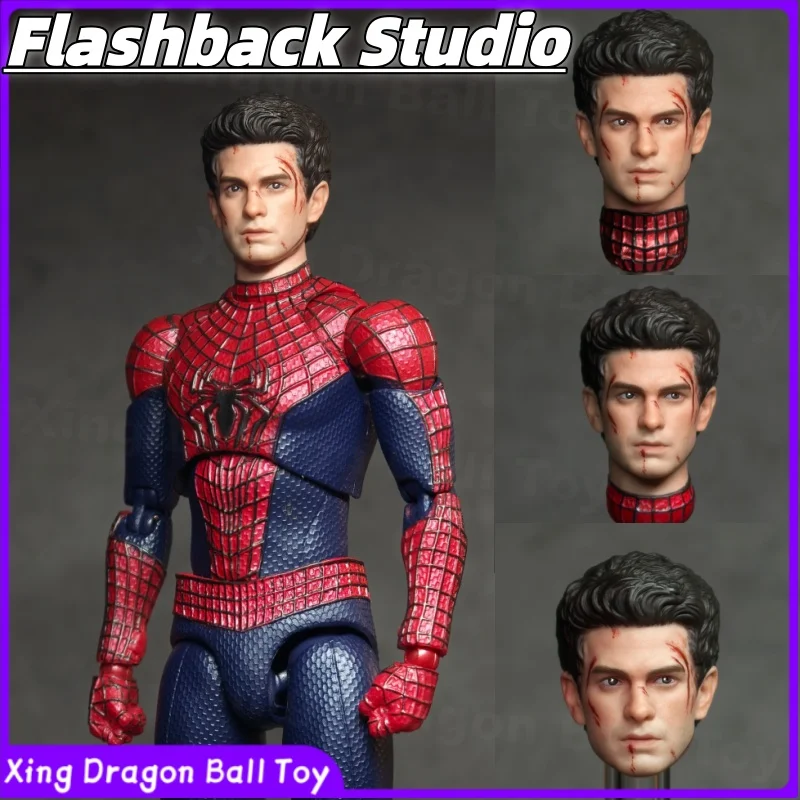 

Flashback Studio The Amazing Spider-Man Andrew Garfield Damaged Head Sculpt 1/12 Movable Doll Head Sculpt【Head Sculpt Only】