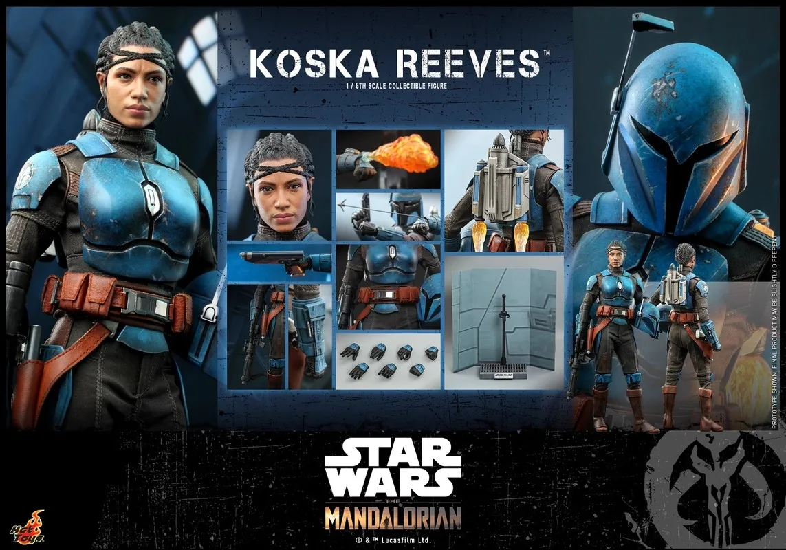 Tms069 The Mandalorian Koska Reeves Collectible Birthday Gift Tabletop Decorations Gk Statues Cartoon Anime Men's Toys Pvc