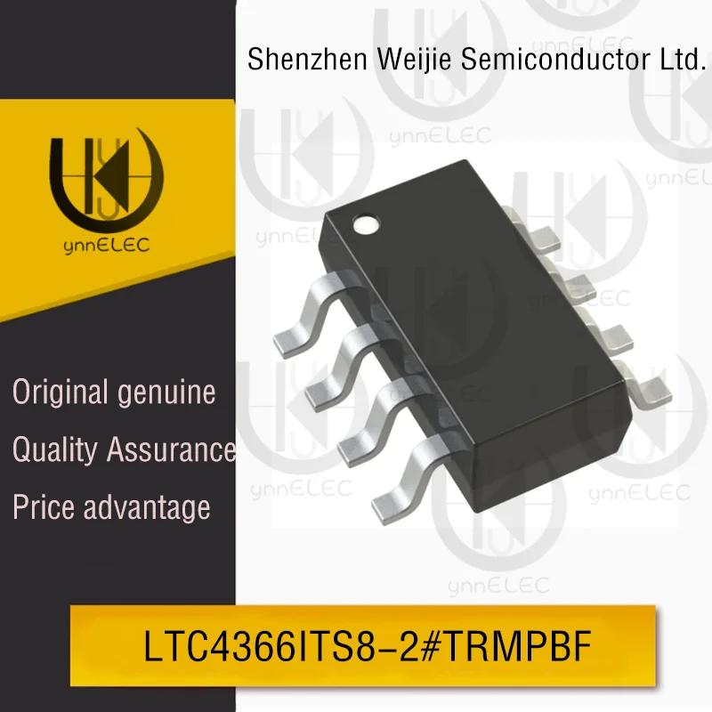 

Original LTC4366ITS8-2#TRMPBF Overvoltage Protector | 5.8V-60V Input | 6A MOSFET Control | TSOT-23-8