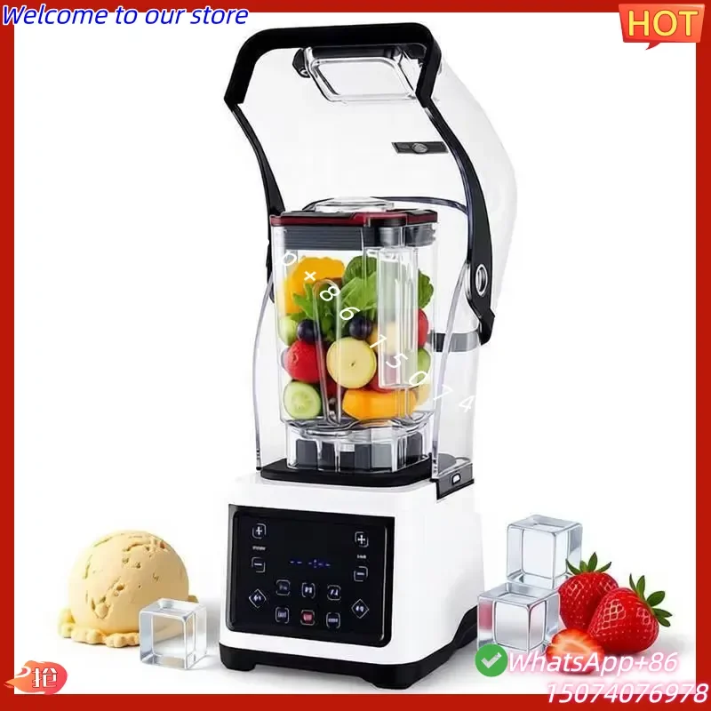 2026 Full-automatic Smoothie Machine, Ice Crusher, Silent Juicer Food Blende Shaved Ice Machine Milkshake Machine Soybean