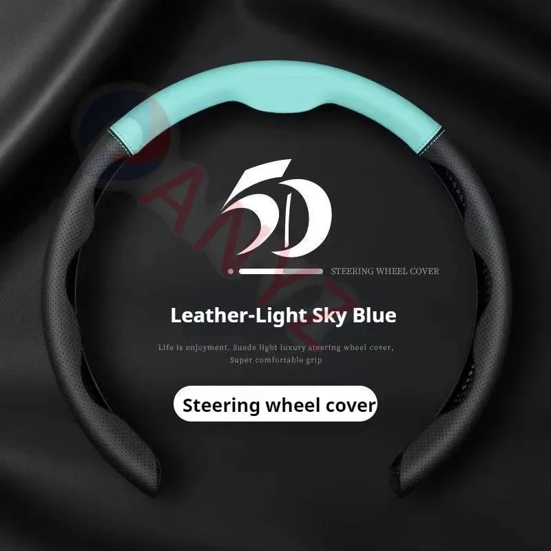 

Suede Car Steering Wheel Cover For Mitsubishi ASX Pajero V93 V97 V73 V77 Outlander Lancer VII Anti-skid Wheel Booster Cover