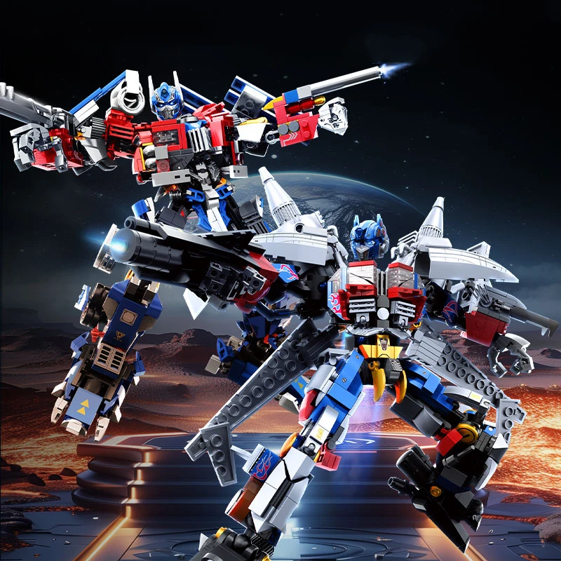 Sci-Fi Movie Autobots Building Block Set Robot Transforming Mecha Model Kit Kids Adult Collector Toy DIY Gift For Boys And Girls