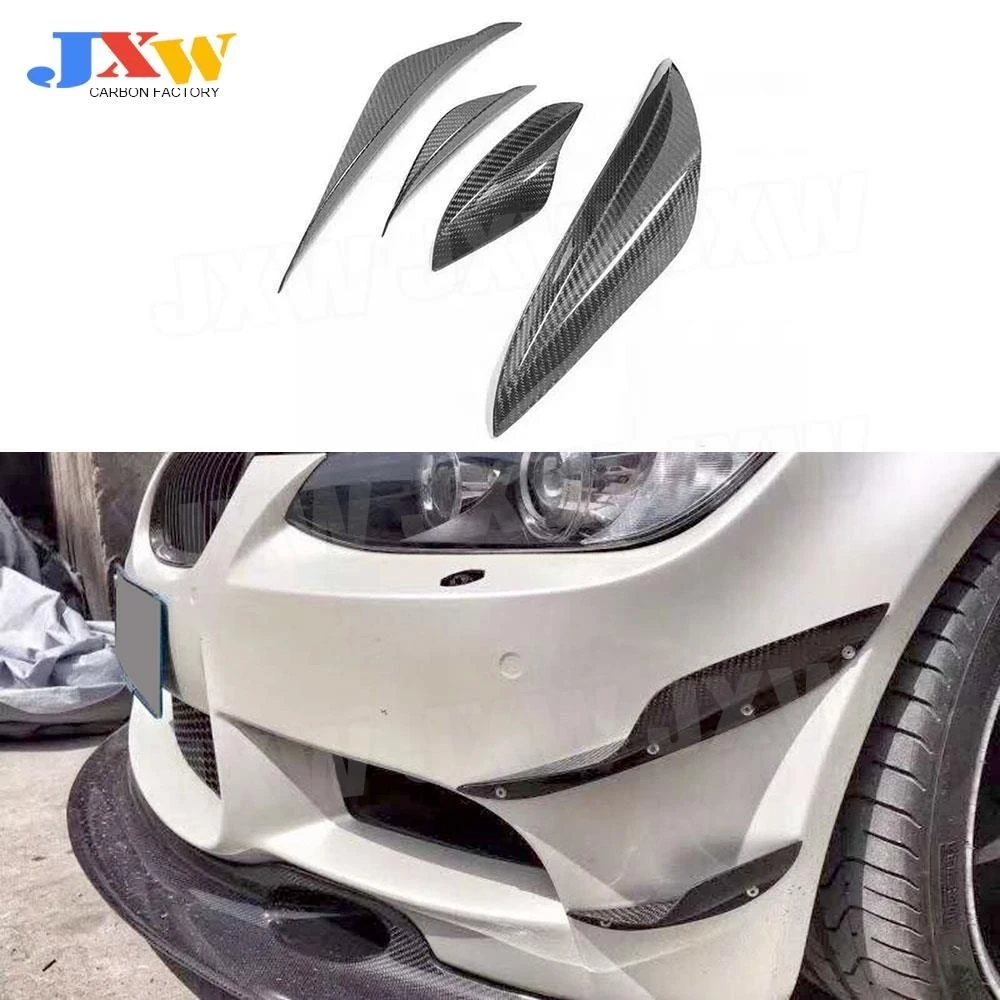 

Carbon Fiber Front Splitters Fins Spoiler for BMW 3 Series E92 E93 M3 2009-2012 Bumper Aprons FRP Car Accessories