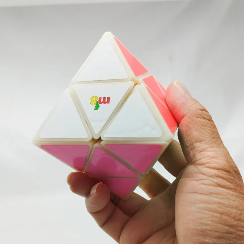 MF8 DiagOnally Rotated 2x2 Octahedral Cube 2x2x2 Magic Cube Original Color Limited Edition Collectible Cube Fidget Toys Gift