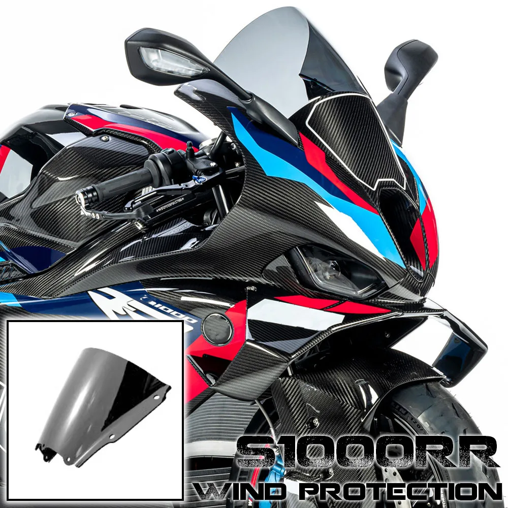 

2024 New Accessories s1000rr Blackened Windshield Modification Accessories Competition Windshield FOR BMW S1000RR Windshield