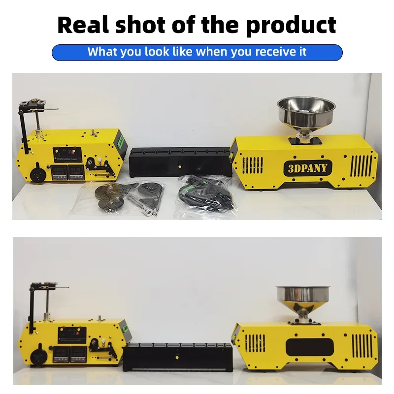 3D Filament Maker Extruder Desktop High-Precision 3D Printing Consumables Extruder 3D Printing Filament PLA ABS PE Extruder