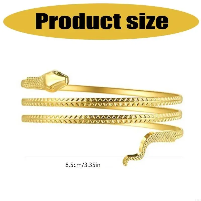 Delikatne opakowanie łańcucha ramienia dla kobiet dziewczęta mankiety ramionowe Open Boler Snake Armlet for Teen Girls Otwarte