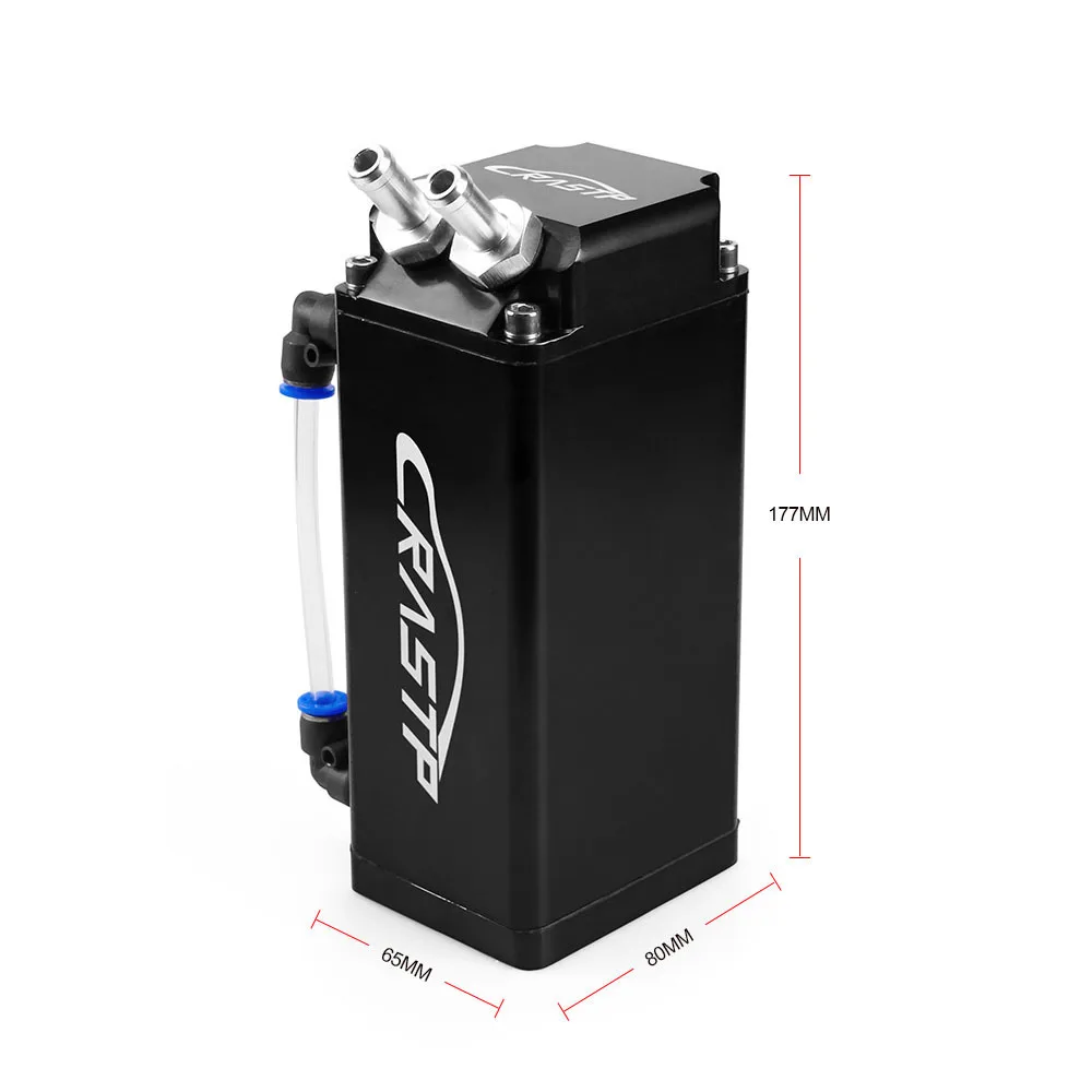 Square Car Modified Oil and Gas Separator Oil Ventilation Pot Secondary Waste Oil Recovery Filter Pot Accessories