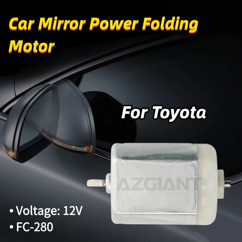 

AZGIANT Car Door Mirror Folding Motor 12V Quiet Operation for 2000-2006 Toyota Previa XR30 XR40 MK2 Auto Fold Side Mirror Repair