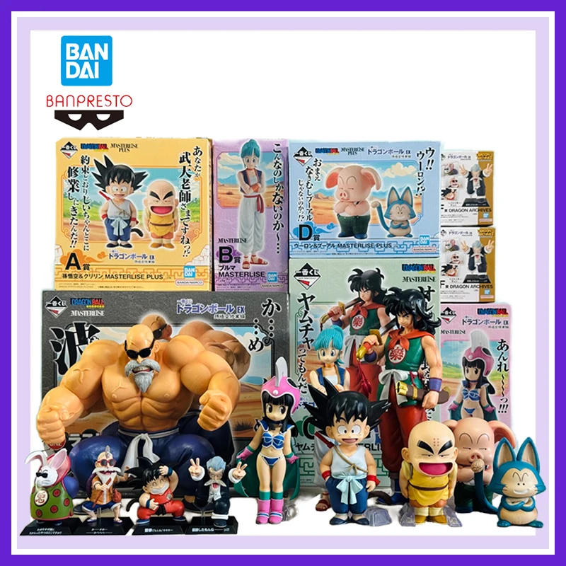 

Оригинальная в наличии подлинная игрушка Bandai Banpresto Ichiban Kuji Dragon Ball Ex Son Goku's Training Arc Yamcha Chichi Master Roshi