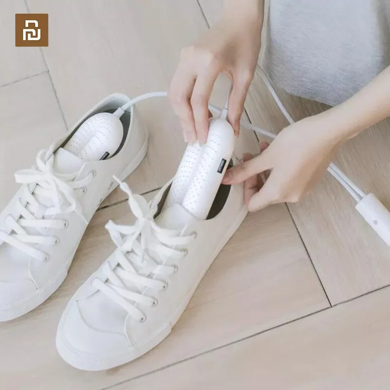 Portable Shoes Dryer, 220V Electric PTC Safe Fast Heating Shoes Warmer Boots Socks Drying Dehumidifer Machine with Timer