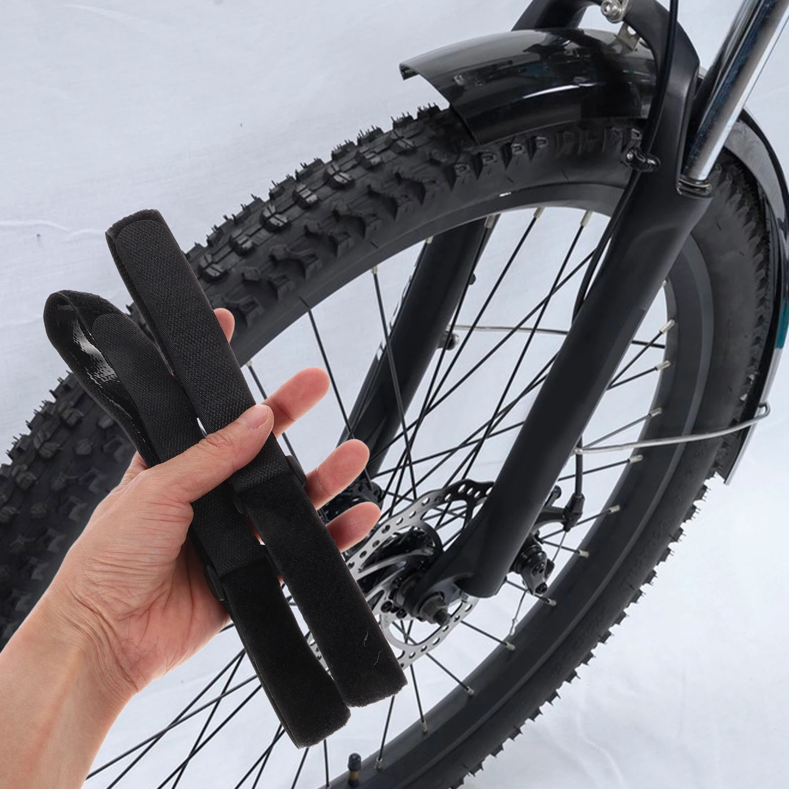 

2Pcs Anti-slip Straps Multi-purpose Bike Wheel Fixing Bands Nonslip Belts for Bikes Luggage Motorcycles Snowboard Yoga Mat