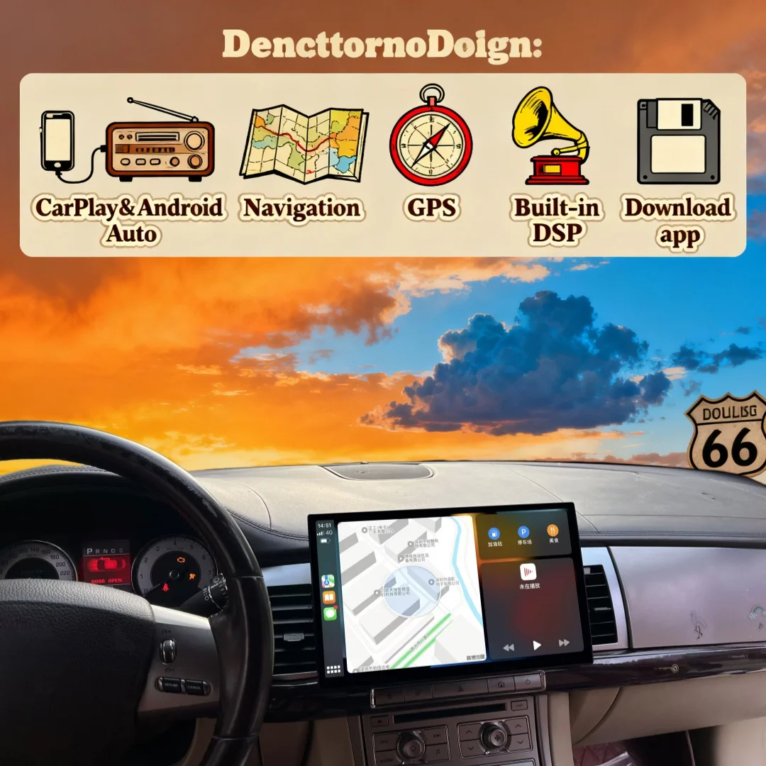 

13,3-дюймовый ЖК-экран, автомобильная магнитола, мультимедиа, GPS, 4G, DSP для Jaguar XF 2008-2015, CarPlay, Android 14, автонавигация, стерео, BT, WIFI