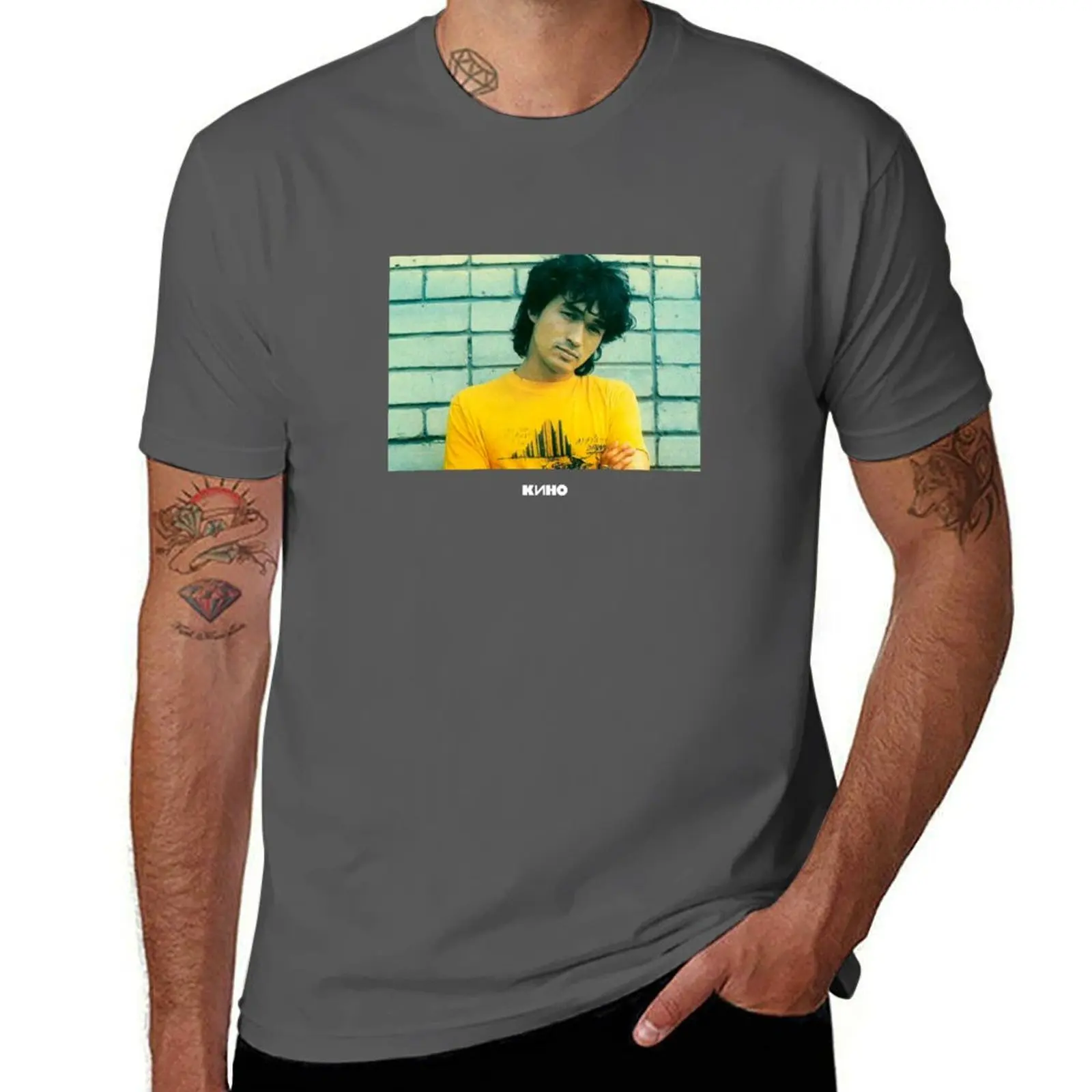 

Viktor Tsoi KINO TShirt Russian Rock Band Legend Perfect Gift Idea for fans Boys or Girls Women or Men - BUY NOW! T-Shirt