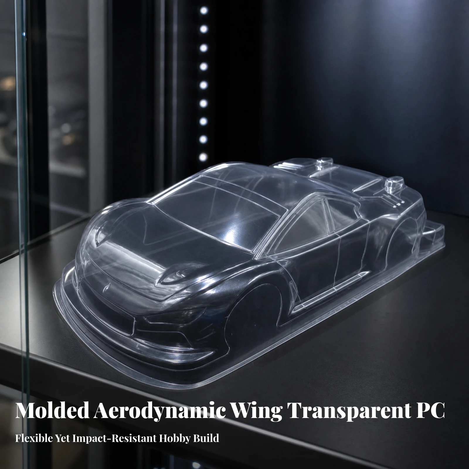 Transparent Polycarbonate RC Car Body Shell Flexible Clear 1/10 Scale RC Body Shell Highly Detailed Sturdy
