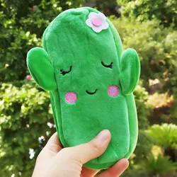 Soft Plush Cartoon Women Long Coin Purse Cute Zipper Girl School Stationery Pencil Case Usb Cable Storage Bag Key Wallet