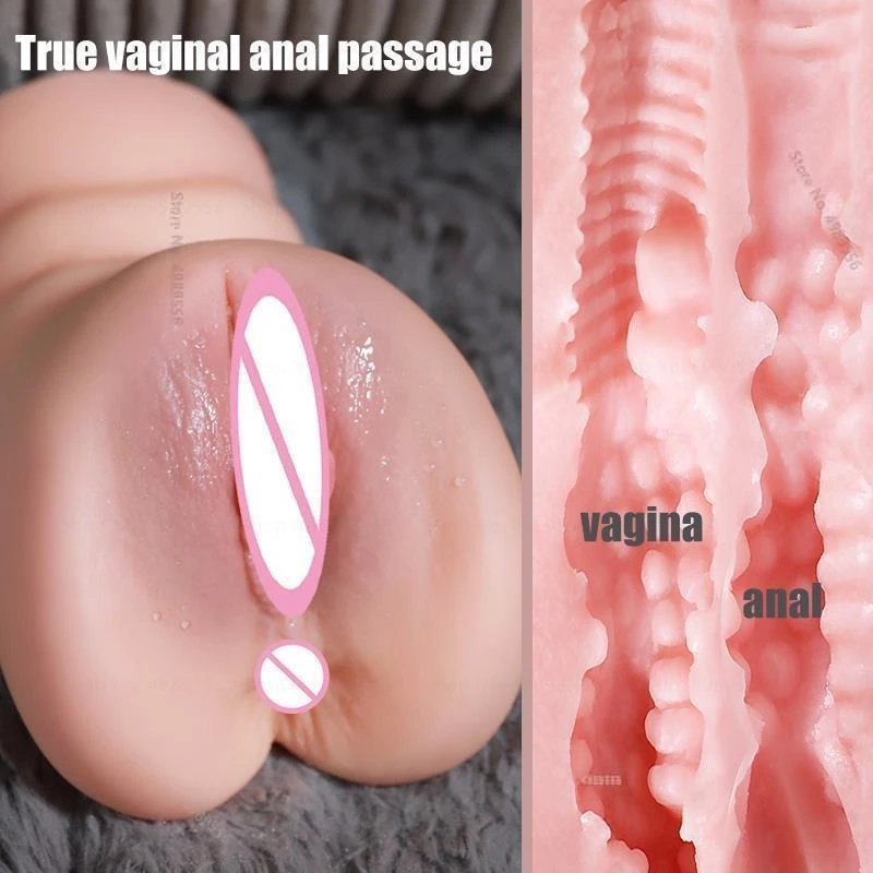 Rubber Vagina Pocket Vargina Adult Sex Toys Masturbation Toy Pussy Without Panties Blowjob Men's Masturbator Sextoy Male Mug