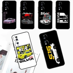 Silvia S15 JDM Tuner Cars Case For Honor 90 Lite 70 50 Magic 6 Pro 5 Lite X6 X7 X8 X9 X6a X7a X8a X9a X9b X8b Cover