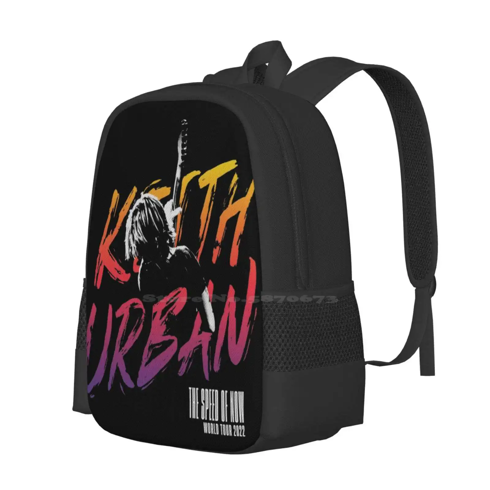 Spin Black Tour Hot Sale Schoolbag Backpack Fashion Bags New Keith Zealand Urban Musician Singer Guitarist Songwriter Country