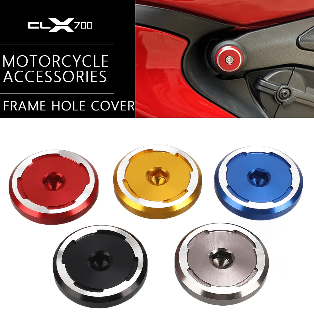 Frame Hole Cover For CFMOTO 700CLX CL-X 700 CLX700 CL-X700 700CL-X Motorcycle CNC Accessories Caps Plug Decorative Frame Cap Set