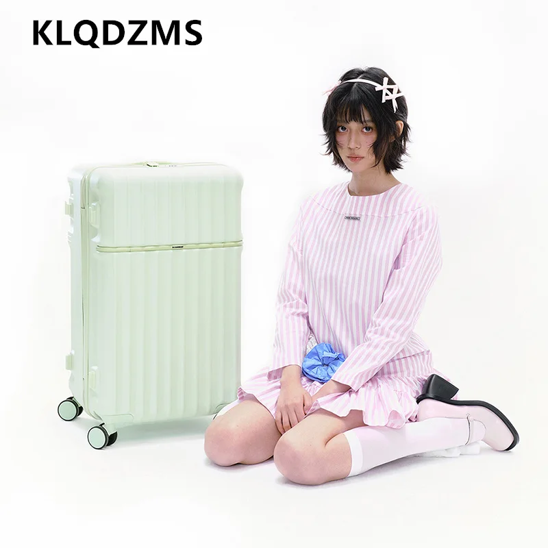KLQDZMS Rolling Suitcase Large Capacity Trolley Case PC Boarding Box 20