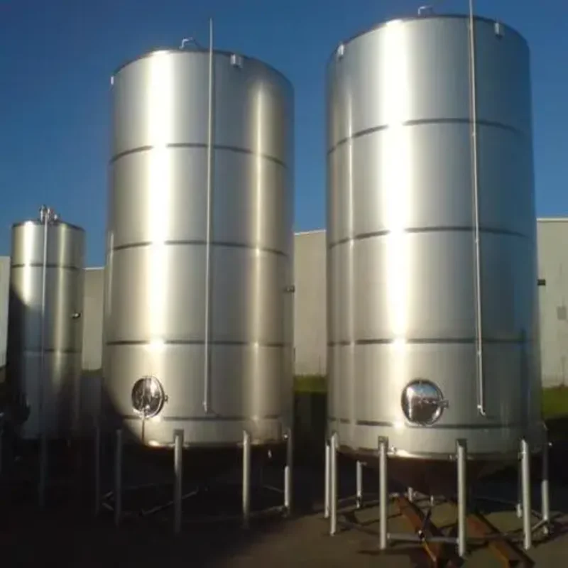 SUS 304 container Stainless steel milk collection and transport tank Vertical horizontal milk silo