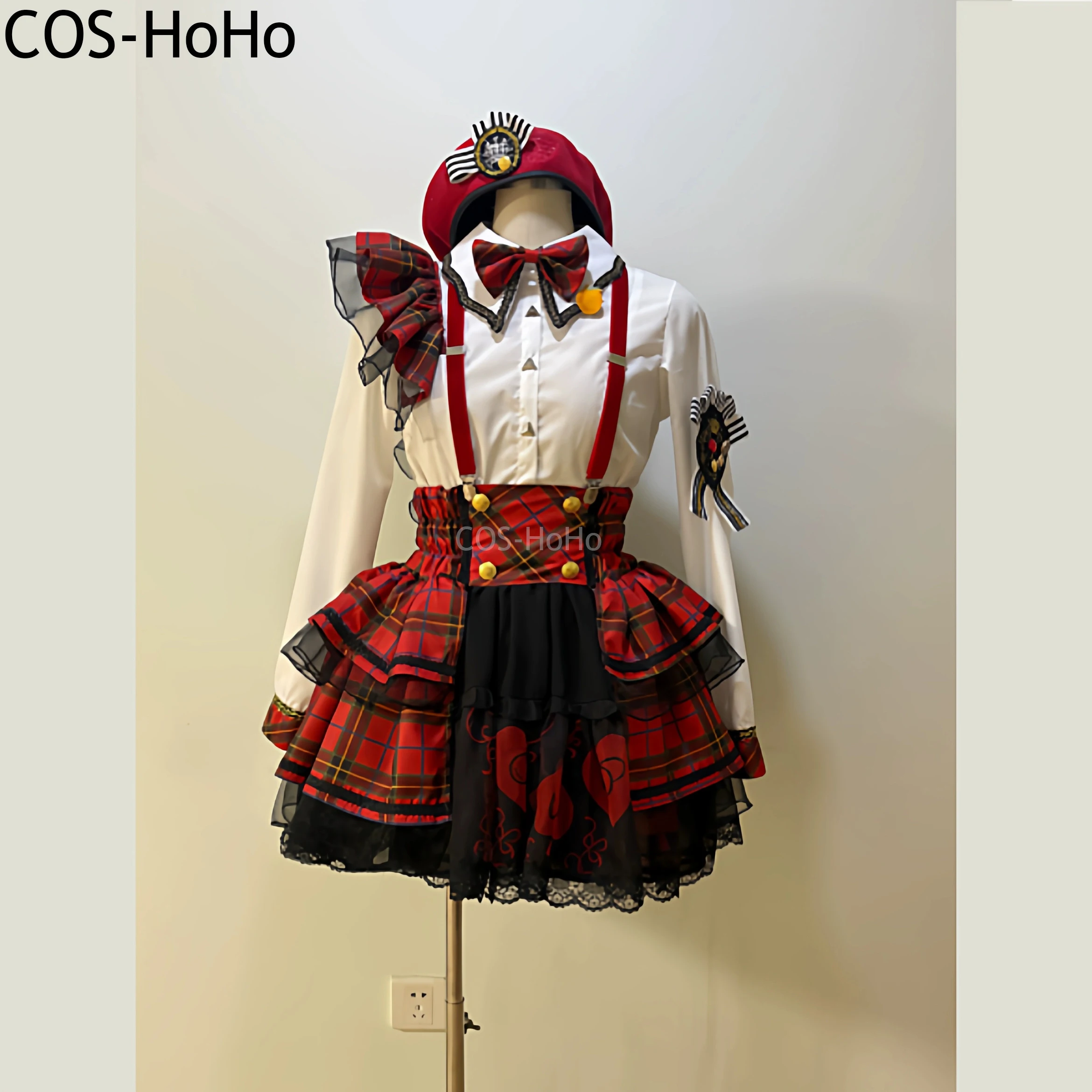 

COS-HoHo Anime Lovelive Aqours Watanabe You/Takami Chika/Kurosawa Ruby Full Of Vitality Singing Suit Cosplay Costume Halloween