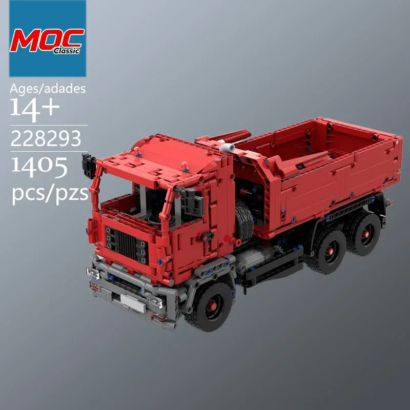 Custom MOC Dump Truck Technic Building Block Model - Trendy Educational Toys - Fun Building Game Set  - Top Choice Holiday gifts