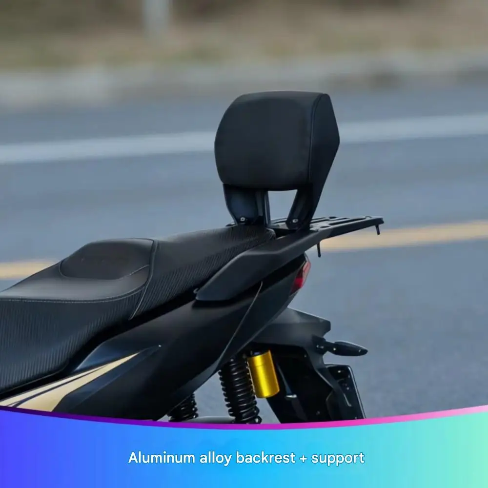 Backrest for VOGE SR150S, dedicated backrest for motorcycle rear wing, lumbar support, and backrest accessories.（WUJI sr150s)